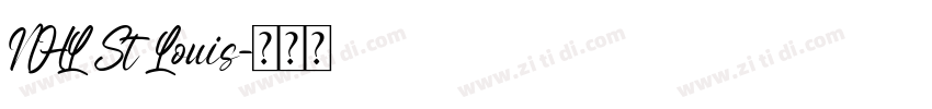 NHL St Louis字体转换
